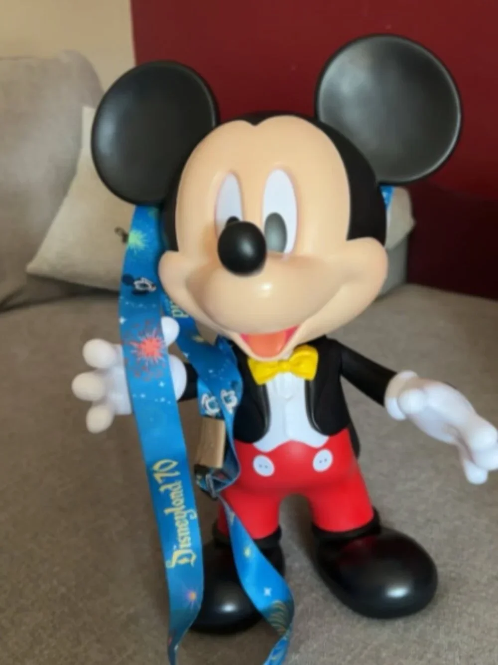 Disneyland 70th Celebration Mickey Mouse Popcorn Bucket